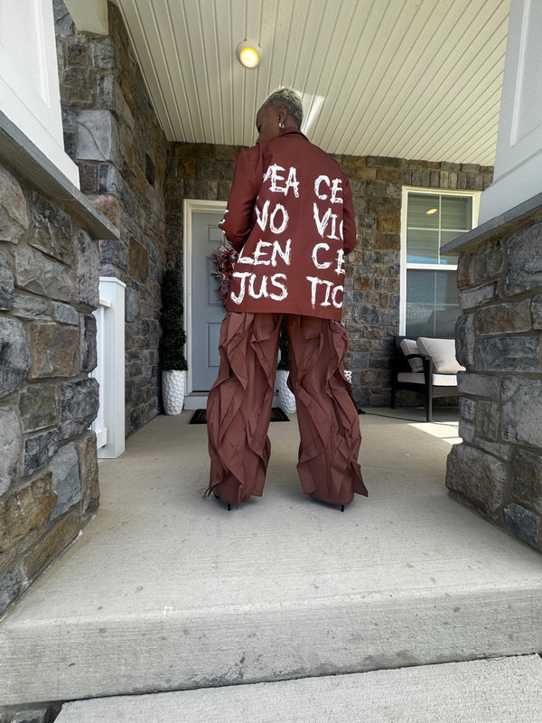 Love, Peace, Justice Blazer