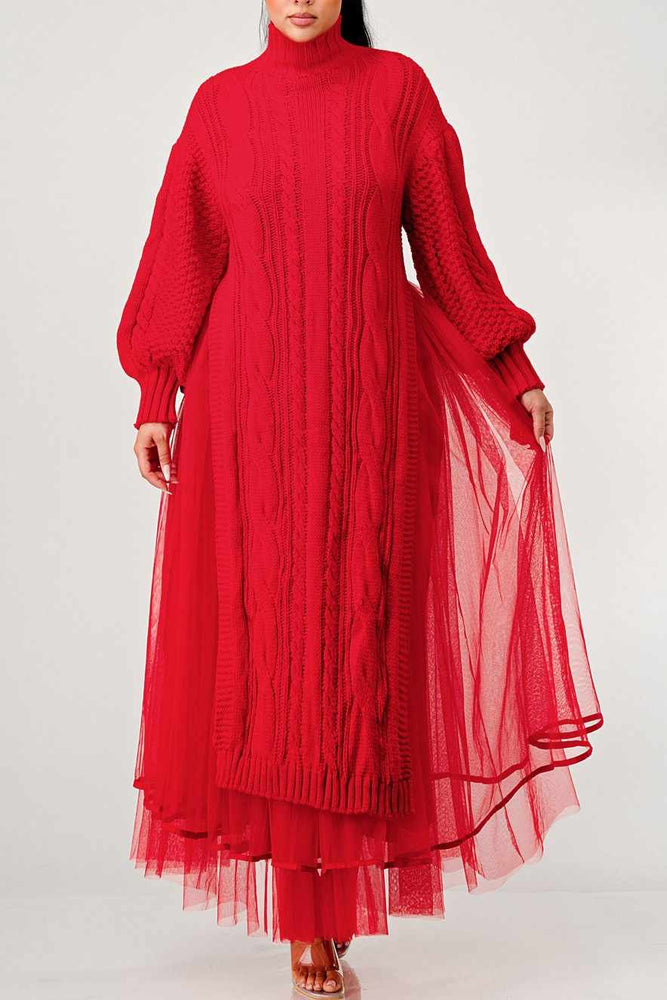 Princess Knit Top and Tulle Skirt