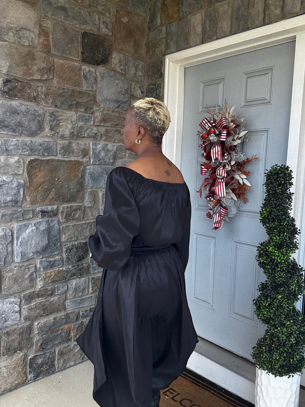 Two Piece Off Shoulder Crop Pant Set