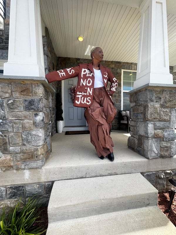 Love, Peace, Justice Blazer