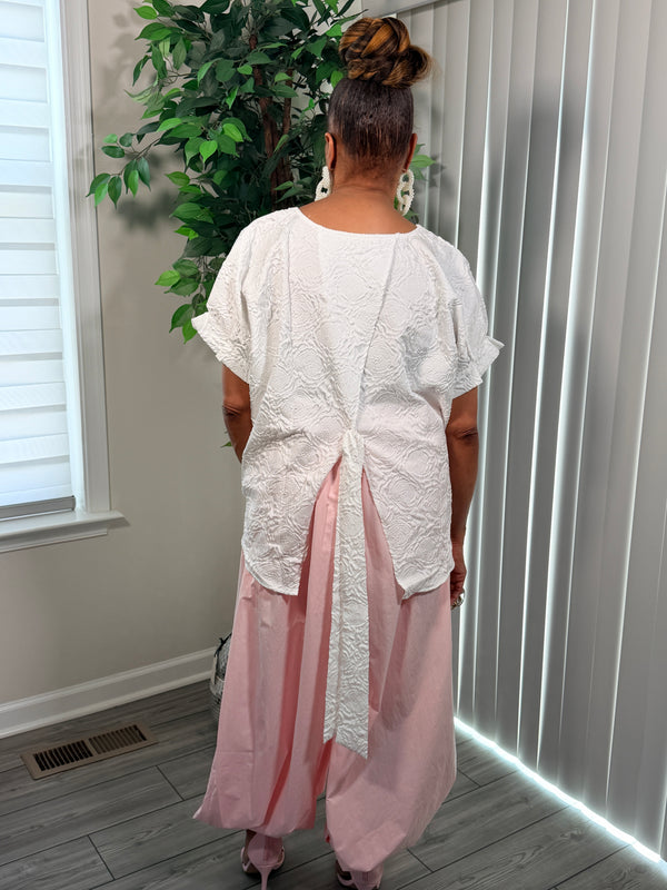 Oversized loose fitting top