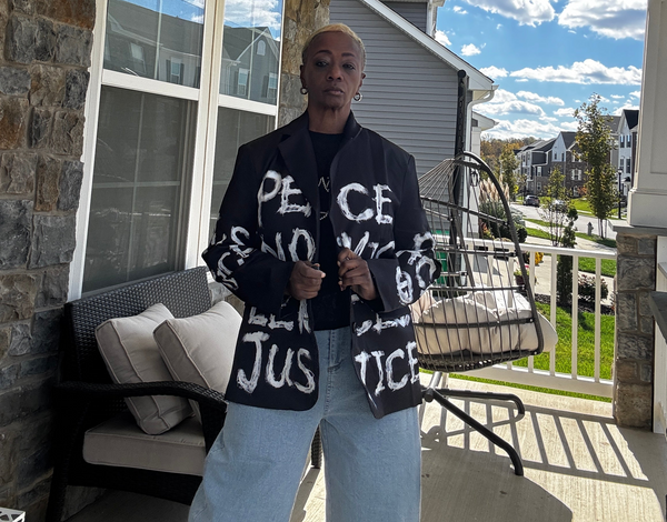 Love, Peace, Justice Blazer