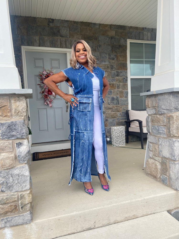 Long Denim Duster