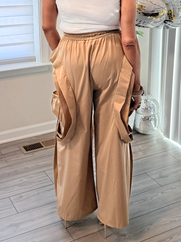 Cargo Ruffled pants