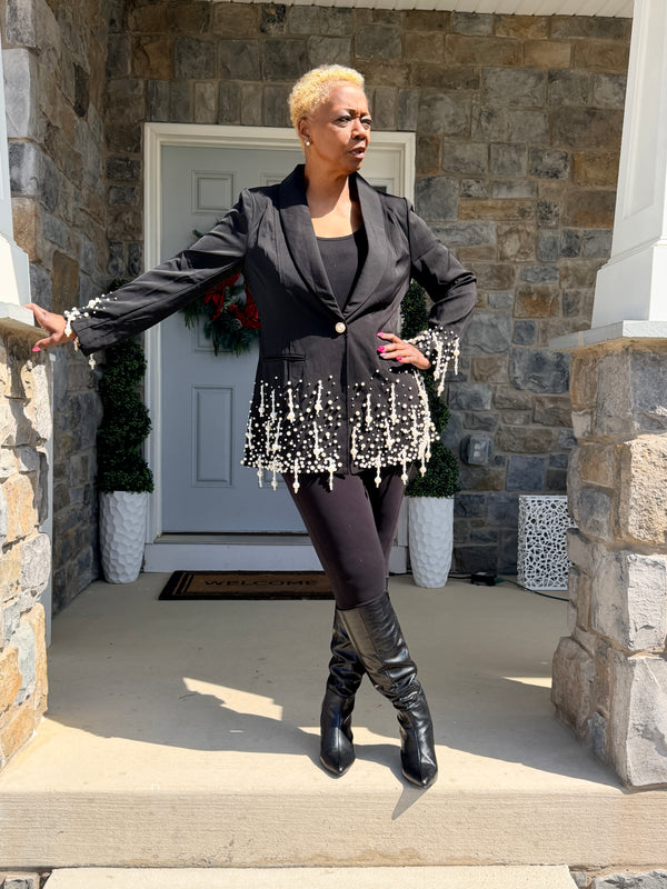 Pearl Raindrop Blazer