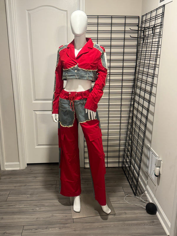 Two Tone Denim Outfit