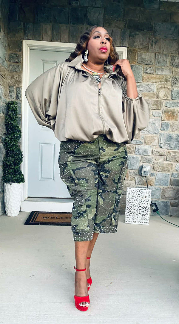 Bling Camo Pearl Shorts