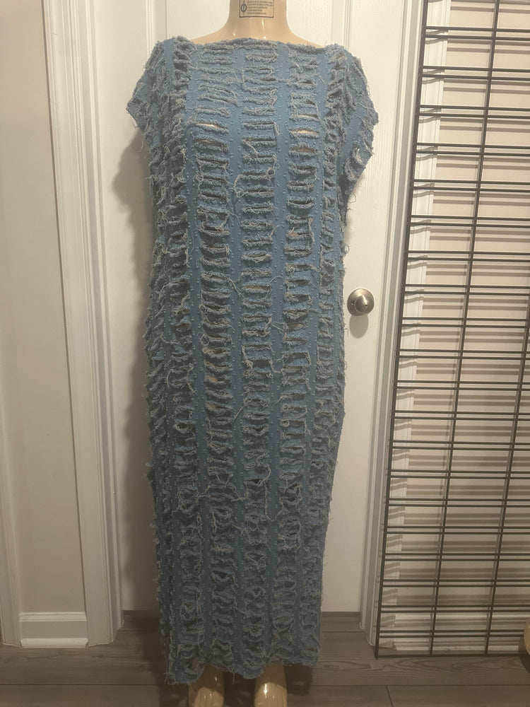Denim Cutout Dress