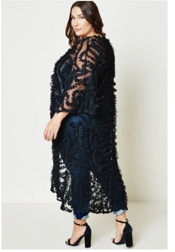 Tulle Kimono Duster