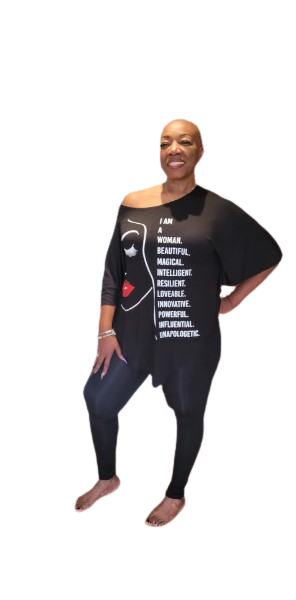 I Am A Woman Legging Set