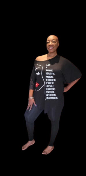 I Am A Woman Legging Set