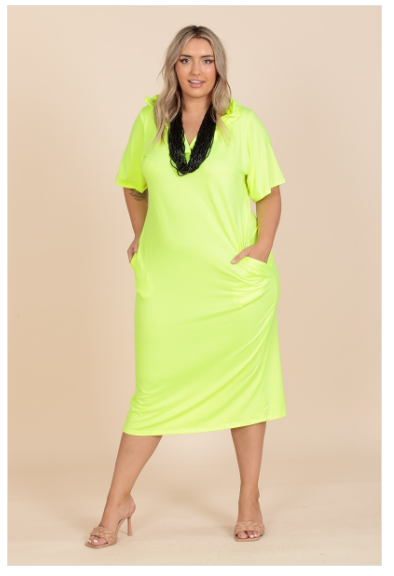 Laser Cut Back Dress