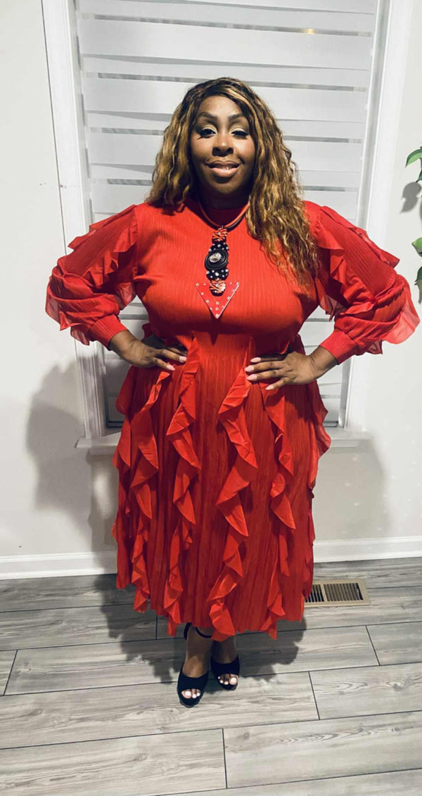 Ruffled dress