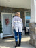 Faux Preppy sweater wrap look 2025edition