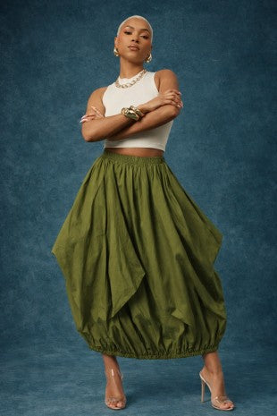 Ruffled Skirt