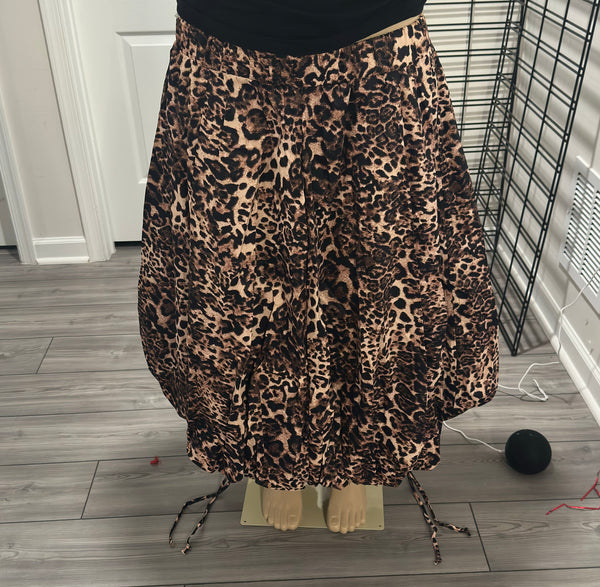 Parachute draw string Skirt