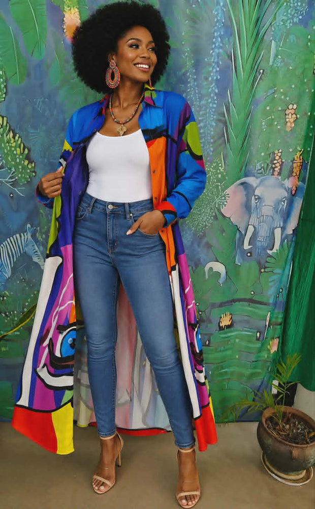 Colorful Duster/Dress