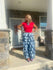 Ruffled Wide Leg Jeans