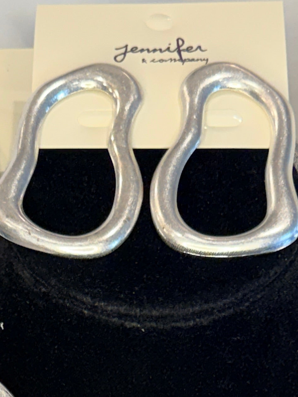 Matted Silver Excellence necklace set