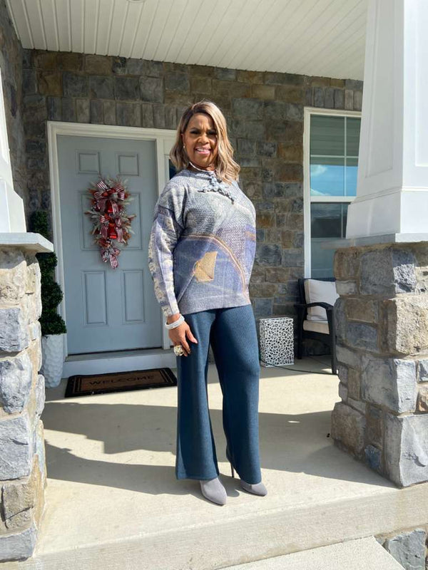 Breaking the rules 2 piece pants set