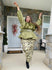 Camouflage cargo skirt