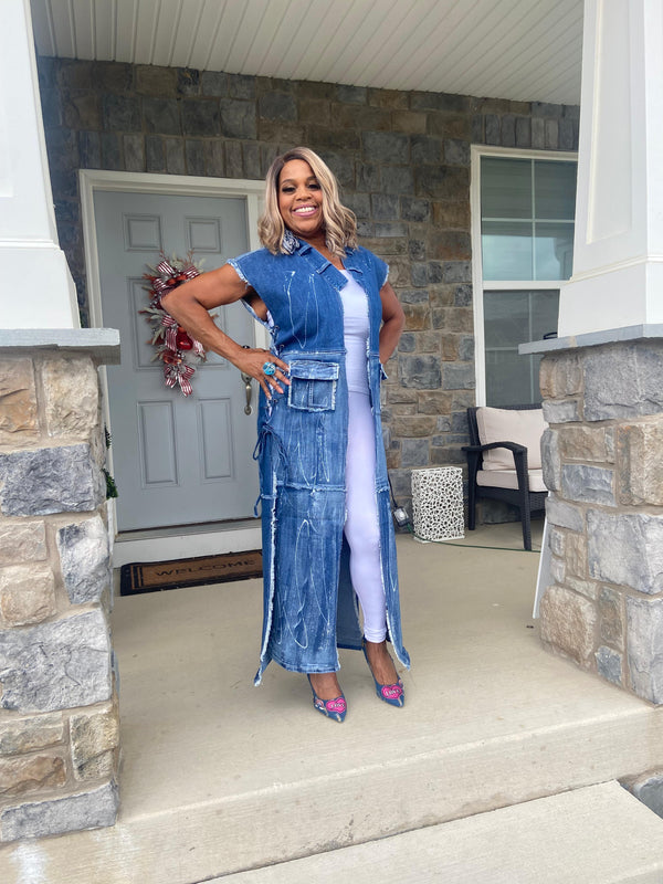 Long Denim Duster