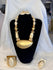 Gold and hammered jewelry Set