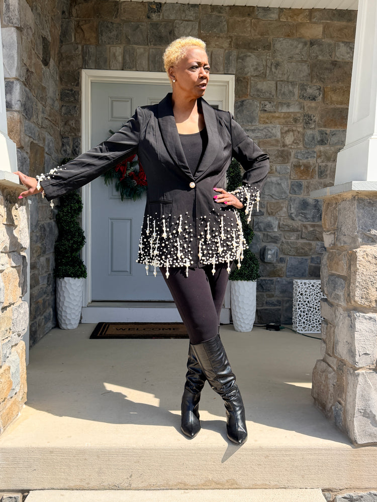 Pearl Raindrop Blazer