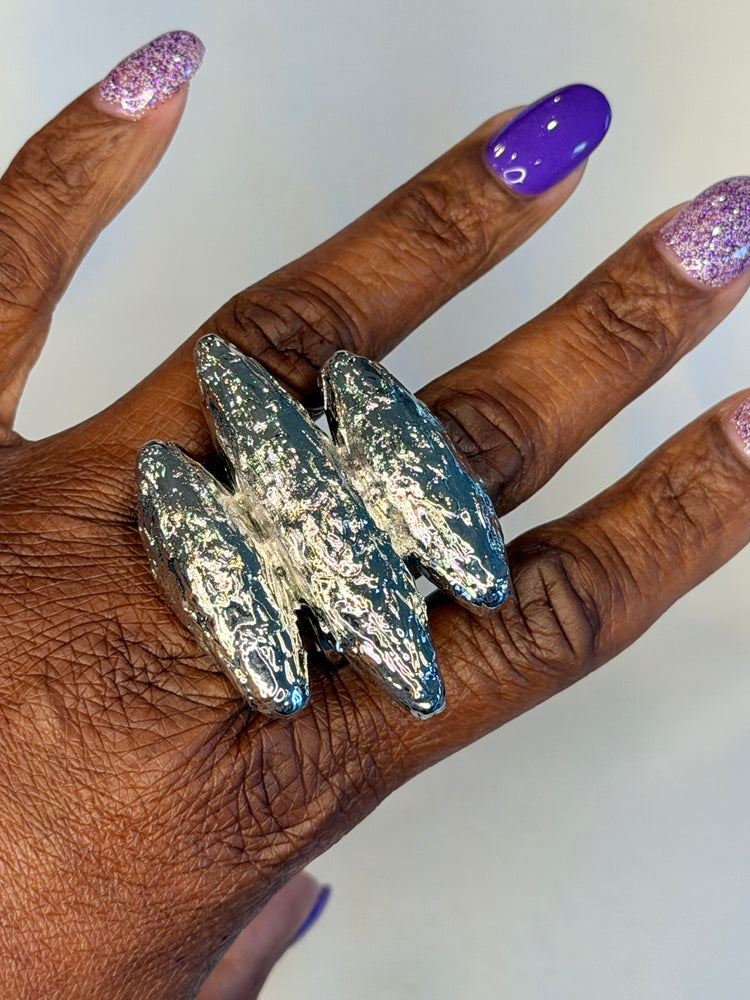 Hammered Stages Ring