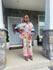 2-piece Multicolored Square Sweater Set BOHO style