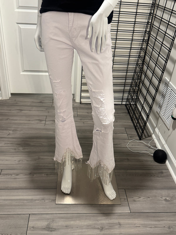 White Bling Jeans