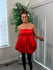 Red Bubble sleeveless top