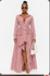 Ruby Stripe Elegance 
Crimson Confidence button down maxi dress