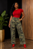Blinged out camouflage pants