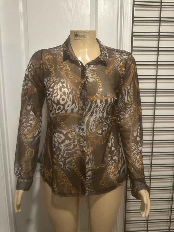 Mesh Chain Shirt