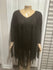 Black Fringe Short Jumper