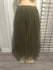Olive Tulle Skirt