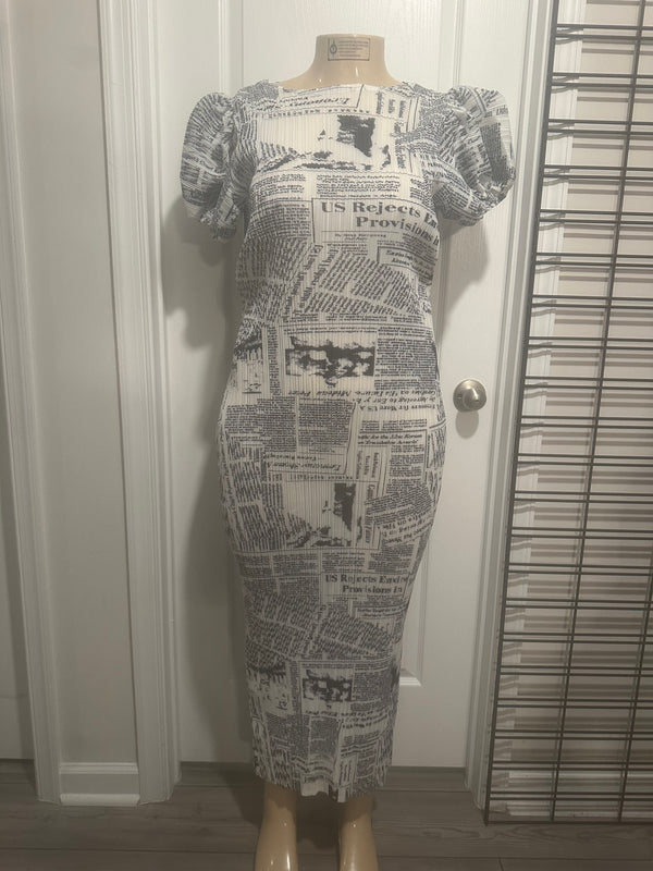 The Short Sleeve Bouncy Dress