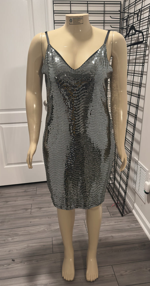 Bling Two Piece Dress with Jacket