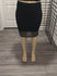 Mesh Net Pencil Skirt