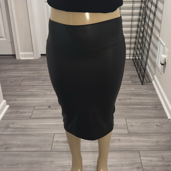 Faux Leather Skirt