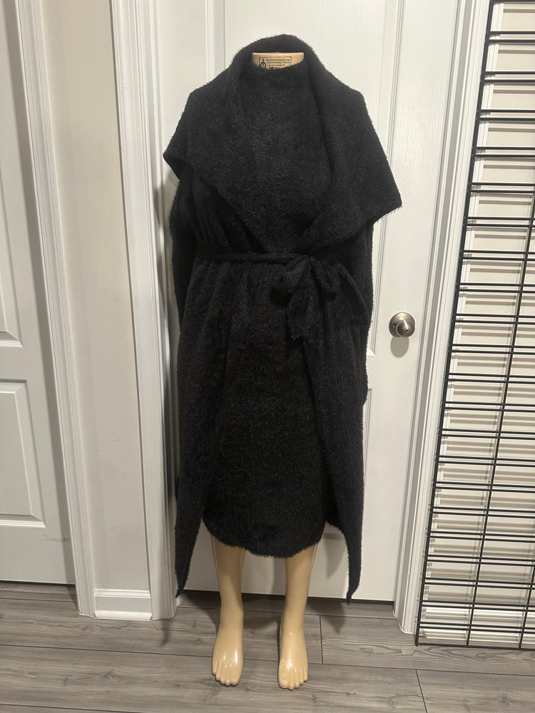 Soft Black Duster Set