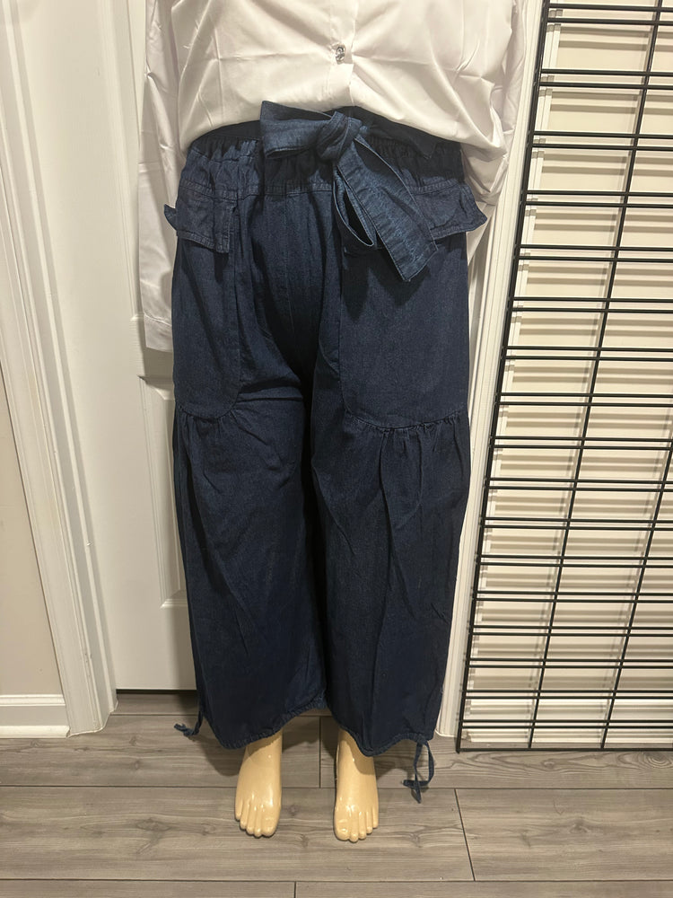 Denim Bell Pants