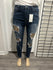 Fish Net Cutout Jeans