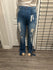 Denim Boot Cut Bow Jeans