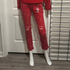 Red Studded Jeans