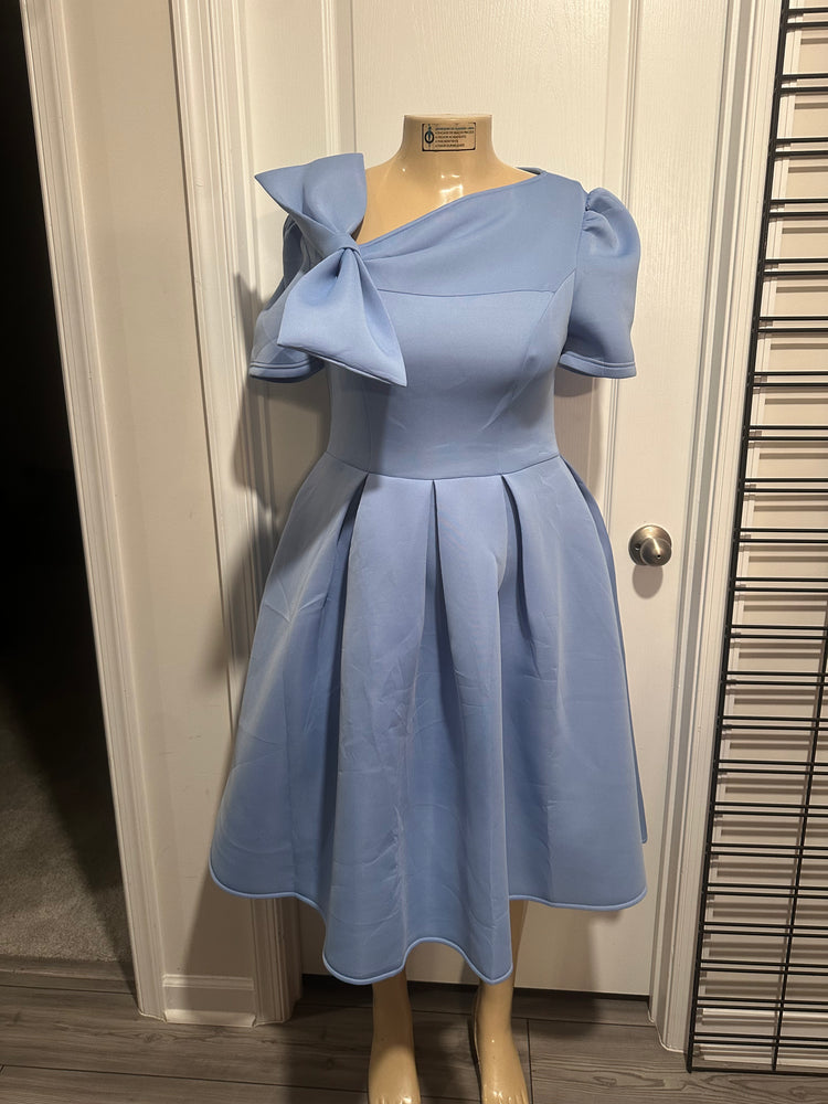 Light Blue Bow Dress