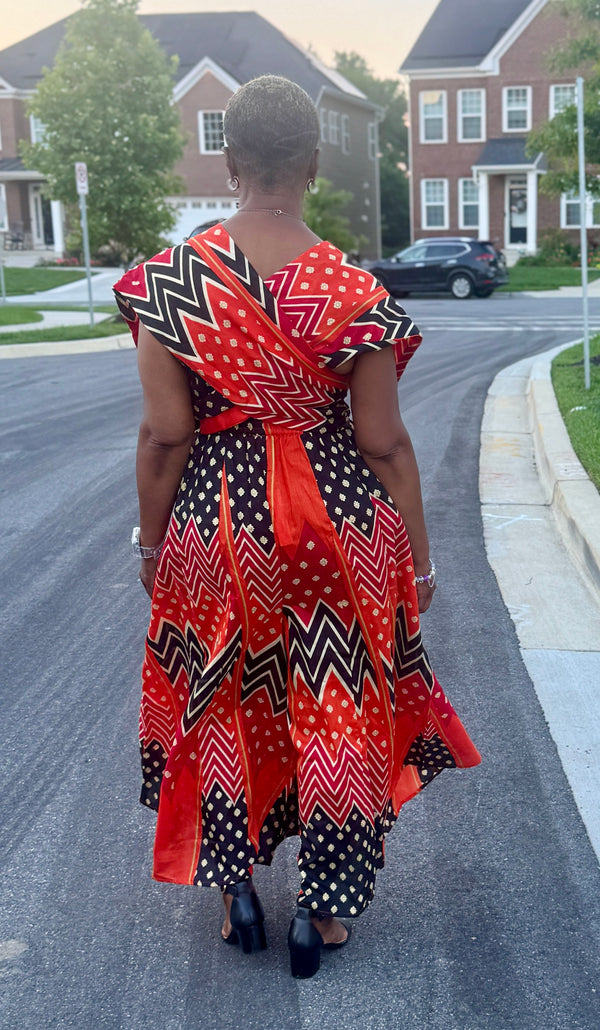 Afro-Print Jumper