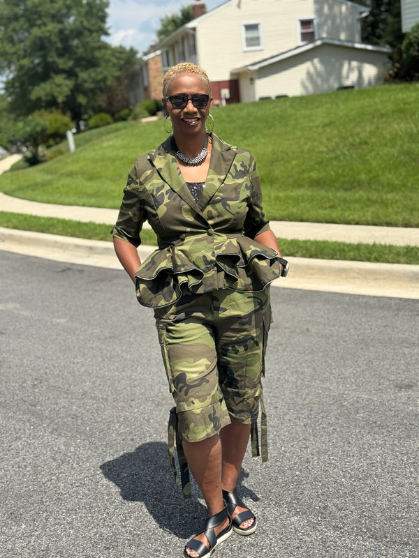 Camo Cargo Shorts