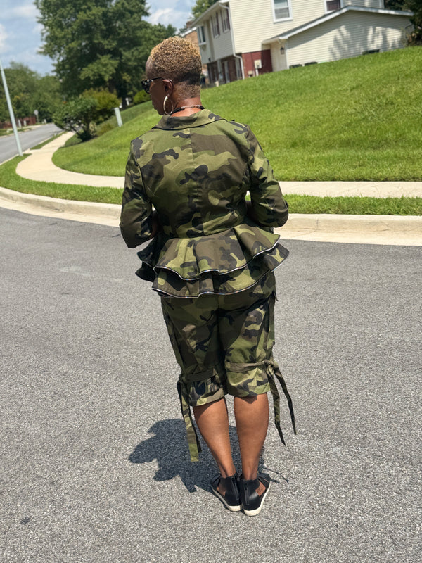 Camo Cargo Shorts